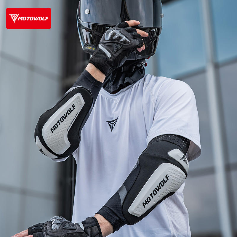 Mountain Biking Elbow Pads - Nieuwe motorfiets elleboogbeschermers elastische ademende arm