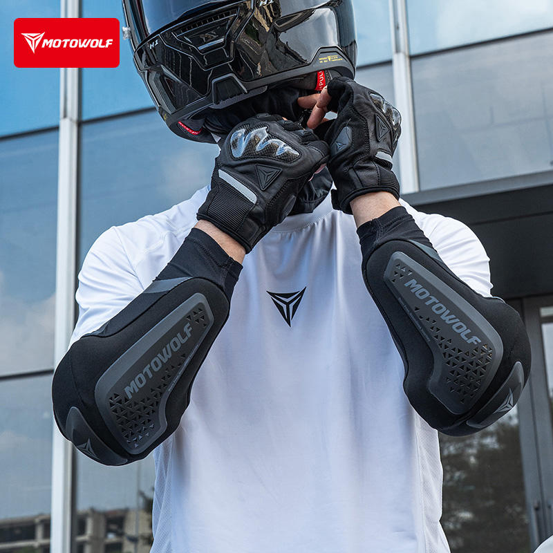 Nieuwe motorfiets elleboogbesc - Mountain Biking Elbow Pads recensie en prijs
