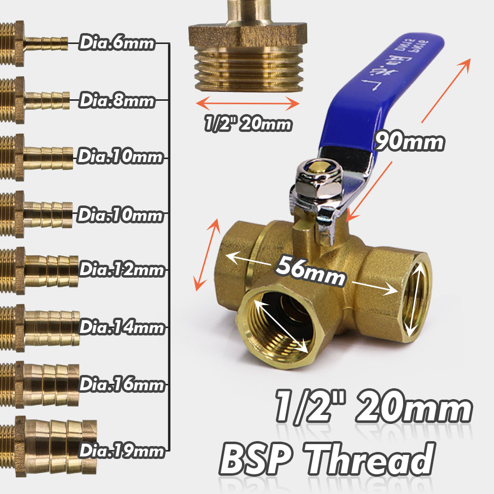 Messing Tee Kogelkraan Adapter - Spoke Nipple Brass recensie en prijs